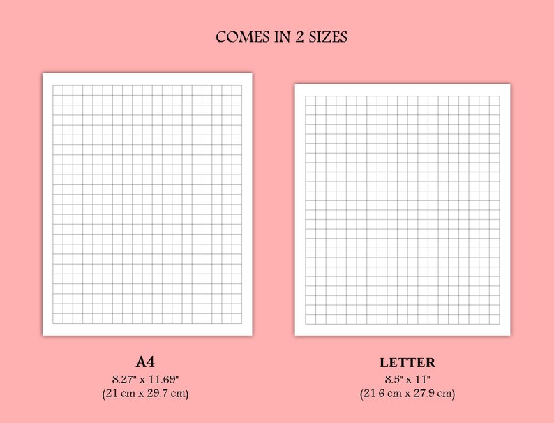 Printable Graph Paper. Dot Grid Paper. Digital Graph Paper. Etsy