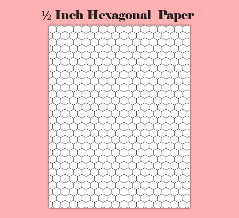 Isometric Graph Paper Printable Hexagonal Graph Sheet Digital Isometric ...