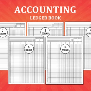 Printable Accounting Ledger General Ledger Sheet Money Etsy Australia