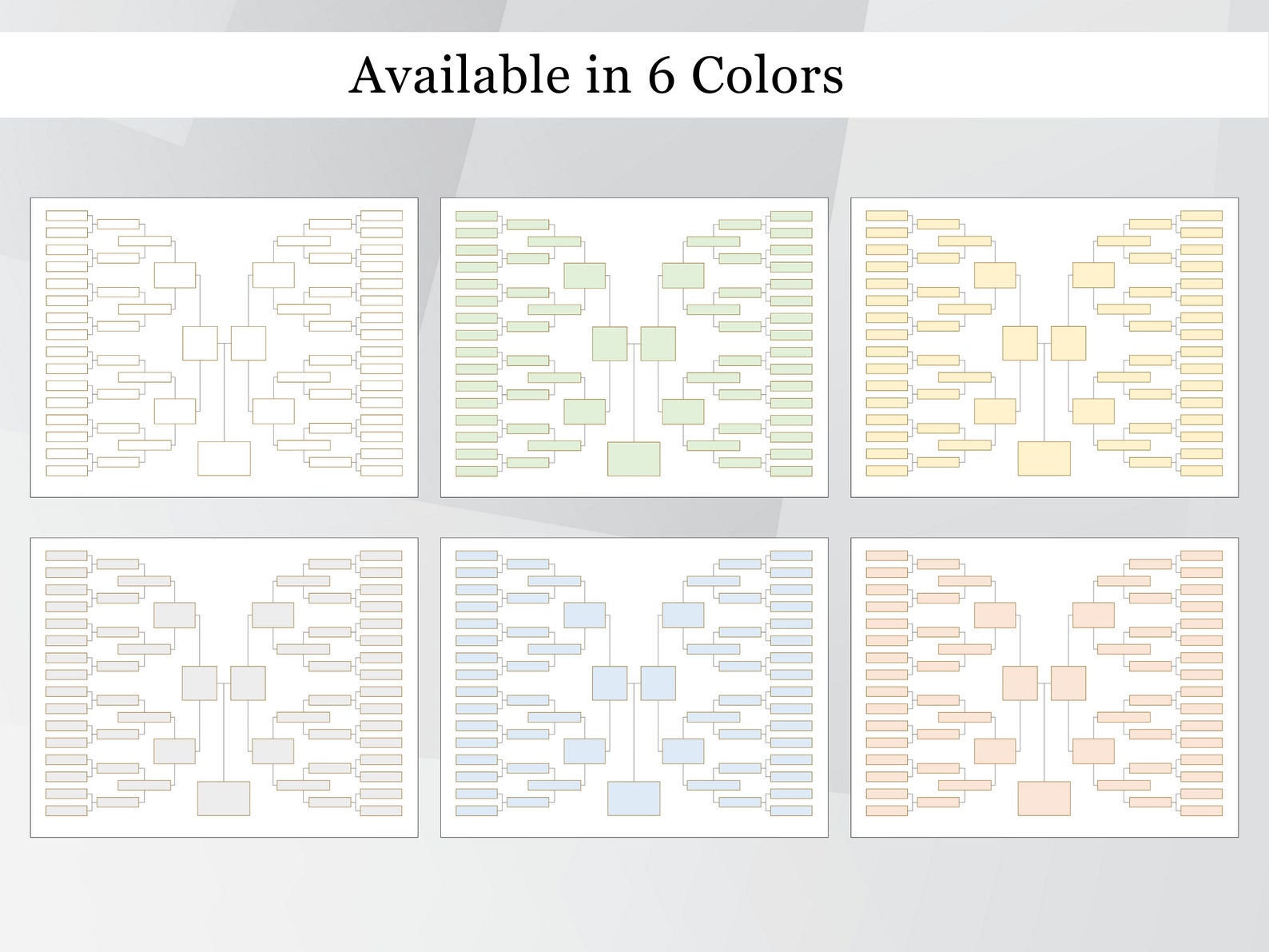 6 Generations Family Tree Templates. Family Tree Chart. Printable for ...