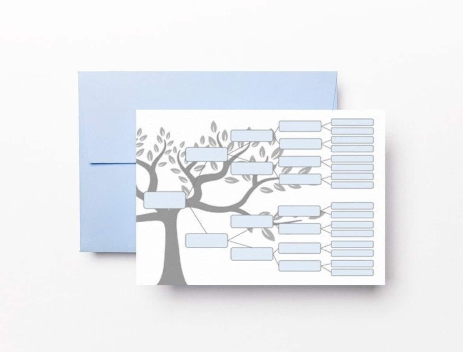 Family Tree Chart Printable Family Tree Templates Digital Etsy Family Tree Chart Printable Family Tree Templates Digital Etsy