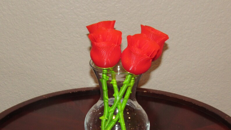 3D Printed Rose - Etsy