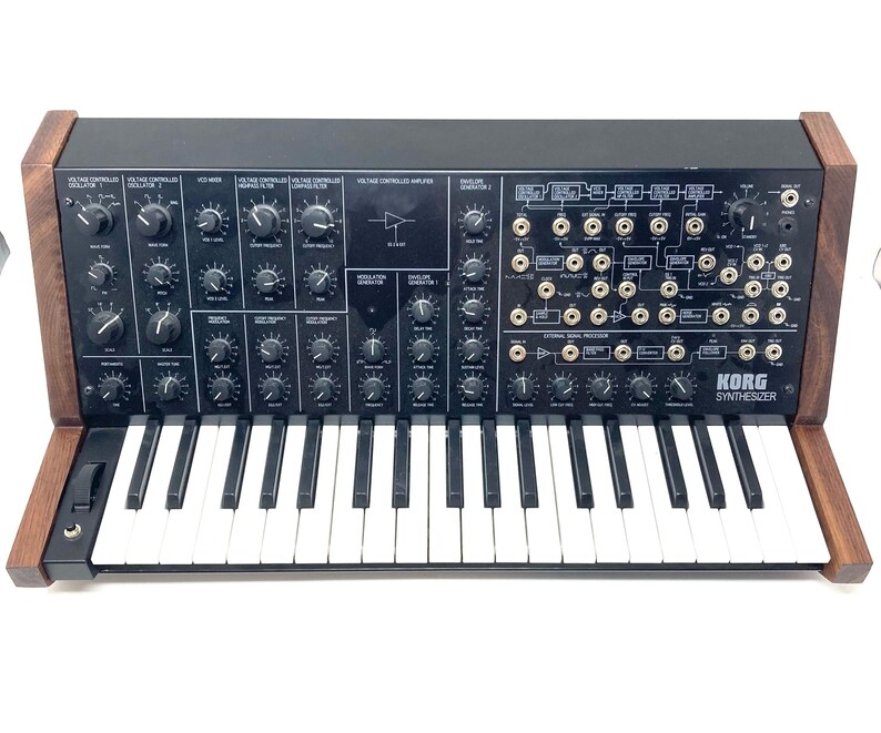 Korg Ms-20 Fs Walnut Wood Side Panels - Etsy