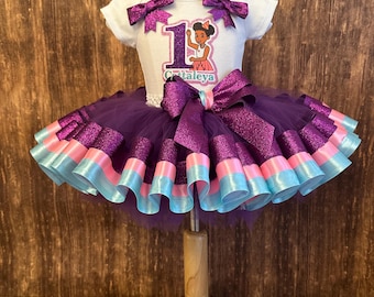 Gracie’s Corner Inspired Tutu Set / Birthday outfit / Glitter / sizes 6 months to 24 months