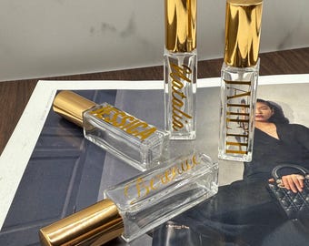 Mini faveurs personnalisées de bouteille de parfum pour demoiselles d'honneur et enterrement de vie de jeune fille | Cadeaux mère de la mariée