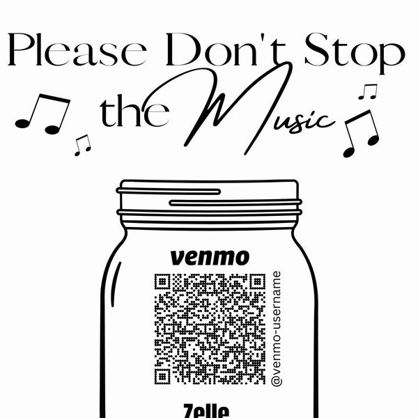 Virtual Tip Jar, Dj Tip Jar, Venmo, Zelle tip Jar DJ, DJing.