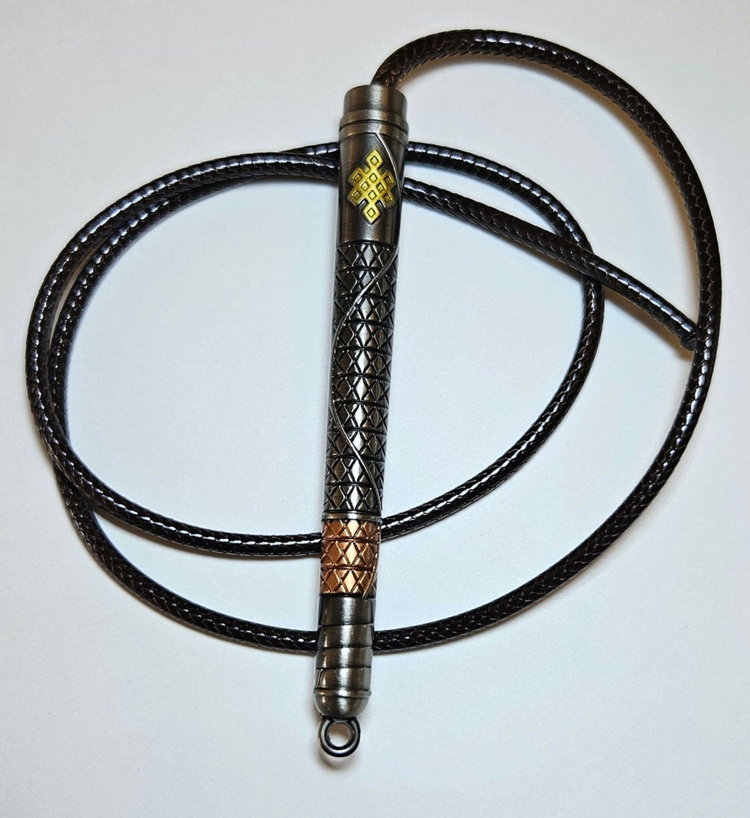 Mini Replica Li Jing's Metal Whip From Legendary Twins Anime