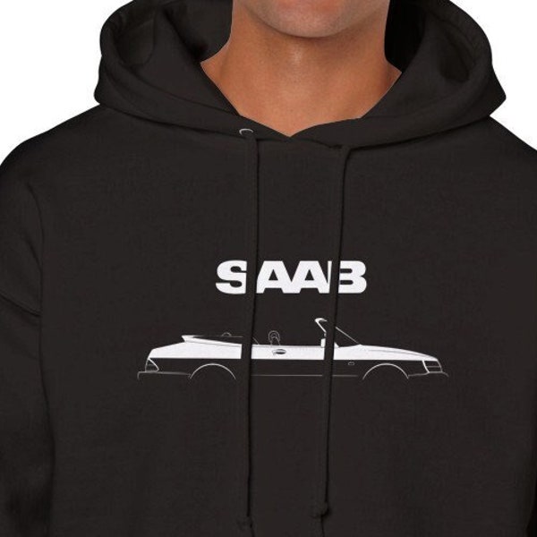 SAAB 900 Cabrio -Premium Unisex Kapuzenpullover