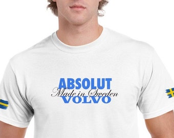 Absolut Volvo - T-shirt épais unisexe à col rond