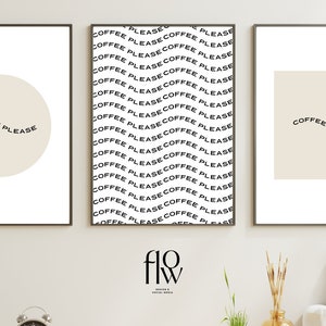 Coffee Please Modern Prints
