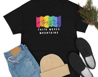 Faith Moves Mountains LGBT-shirt