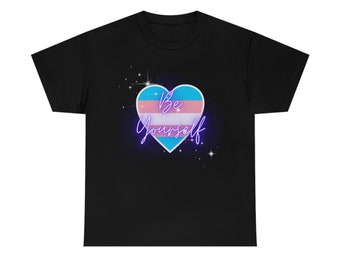 Be Yourself Transgender Unisex Heavy Cotton Tee