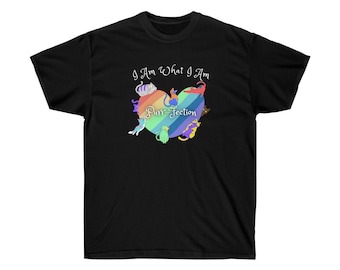 LGBT Pride Cats, Transgender, Niet-Binair, Aeseksueel, intersekse, kattenliefhebber, regenboogshirt Unisex Ultra Cotton Tee