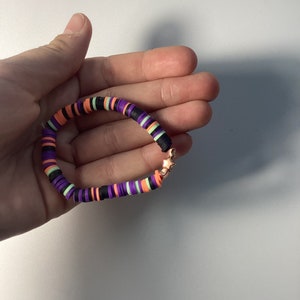 Halloween star bracelet
