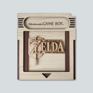 lasergesneden bestanden | Game B. Cartridgeframe: Zelda |  The Legend of Zelda: Link's Awakening - DXF- en LBRN2-bestanden
