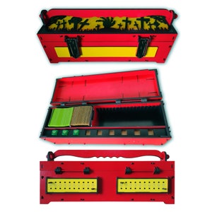 Halloween Card storage box 3mm, Collection Organizer, Thematic box, Decks or Treats, Project Files PXF and PDF
