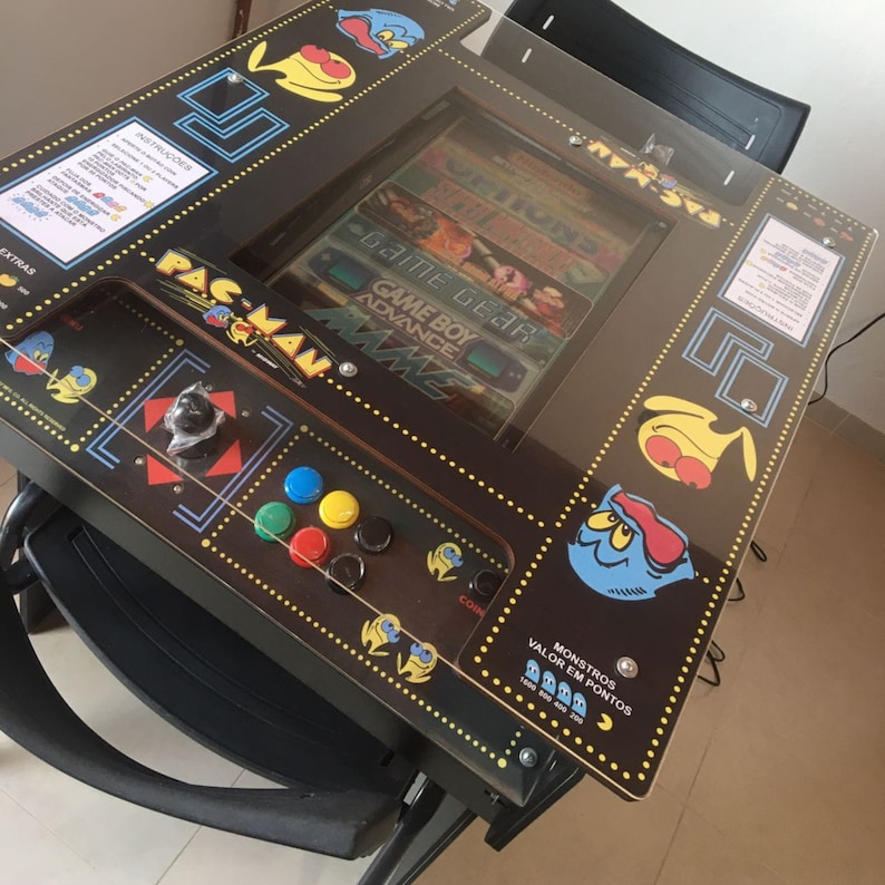 Arcade Cocktail Table Machine Lasercut Files 6 and 3mm, Pdf