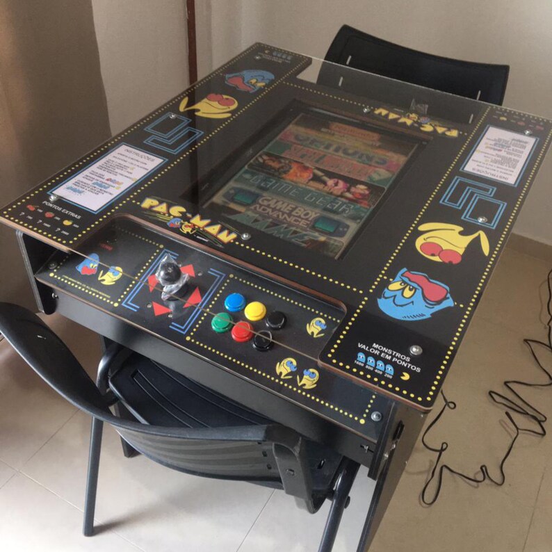 Arcade Cocktail Table Machine Lasercut Files 6 and 3mm, Pdf