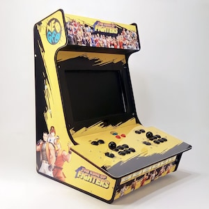 Arcade Bartop Machine Cabinet, lasercut files 6 and 3mm, dxf, pdf, eps, corel plans