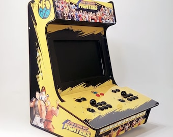 Arcade Bartop Machine Cabinet, lasercut files 6 and 3mm, dxf, pdf, eps, corel plans