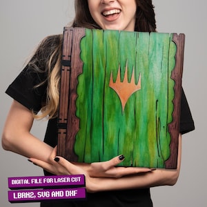 Laser cut Binder Project for Trading Cards & More MTG | Commander | pokemon |  Trading Card Game |  RPG |