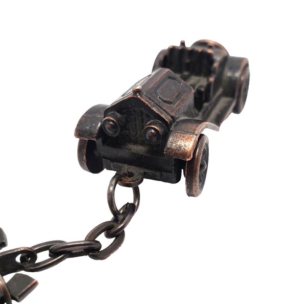 1913 Stutz Bearcat 2" Keychain Antique Bronze Mad… - image 4