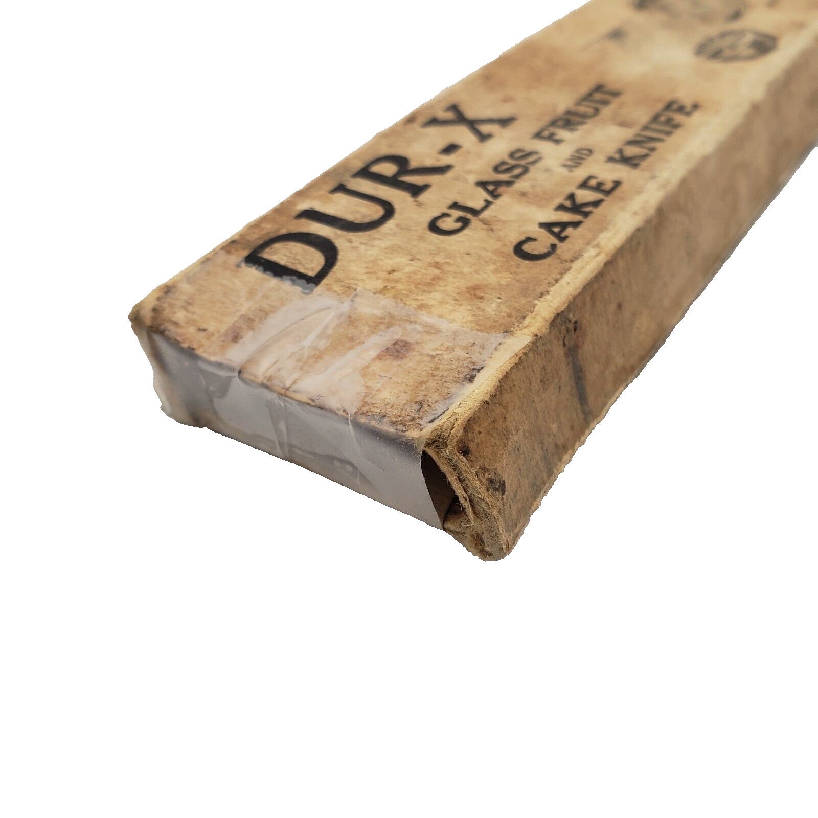 Vintage Durx Depression Glass Fruit and Cake Knife in Original Box GUC