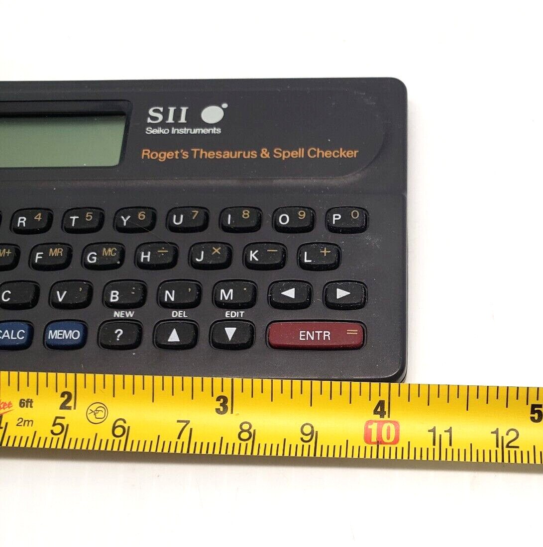 Vintage Seiko Instruments Roget's Thesaurus and Spell Checker Pocket