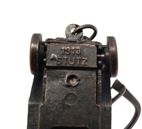 1913 Stutz Bearcat 2" Keychain Antique Bronze Mad… - image 8