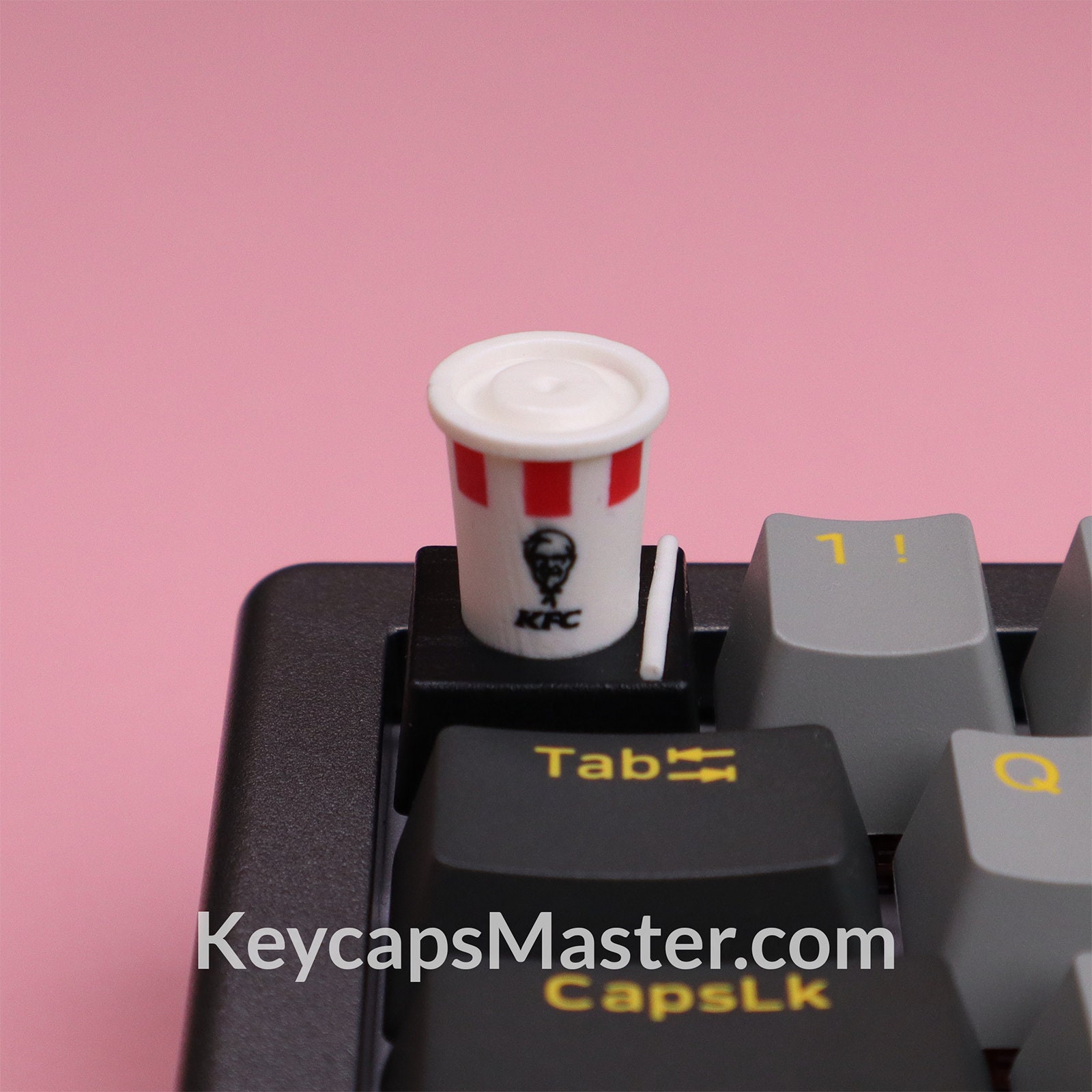 Large Cup Artisan Keycap, Custom Keycap, Resin Keycap, Cherry MX ...