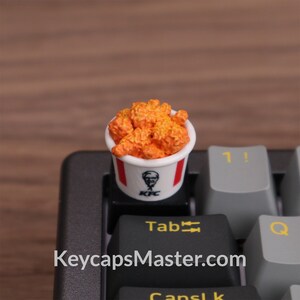 Fast Food SET Chickenfries Artisan Keycap, Custom Keycap, Resin Keycap ...