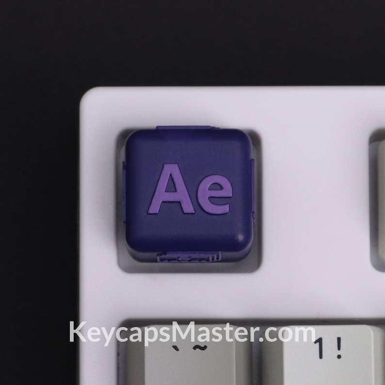 Adobe After Effect Artisan Keycap, Custom Keycap, Resin Keycap, Cherry ...