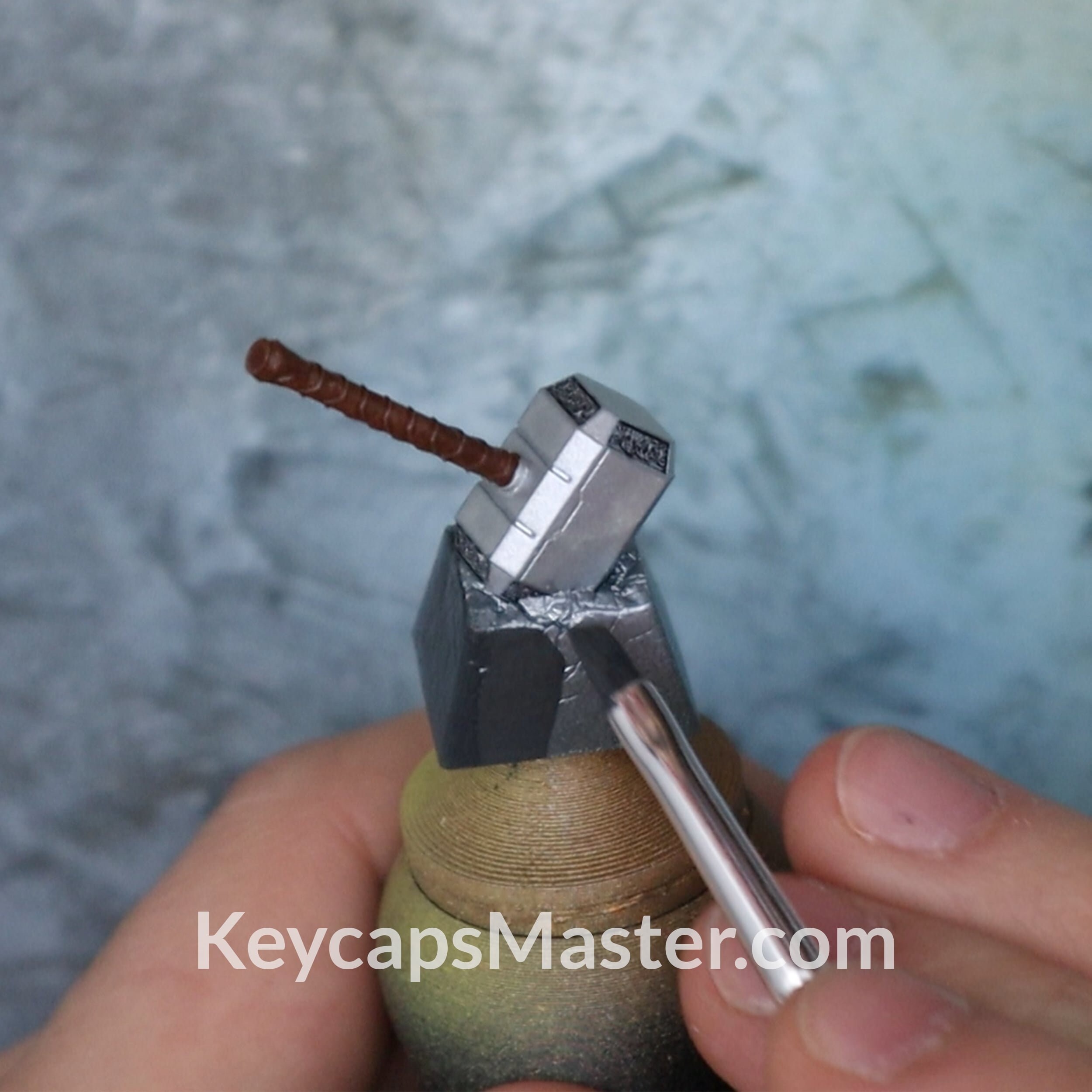 Thor Hammer Artisan Keycap Custom Keycap Resin Keycap Etsy