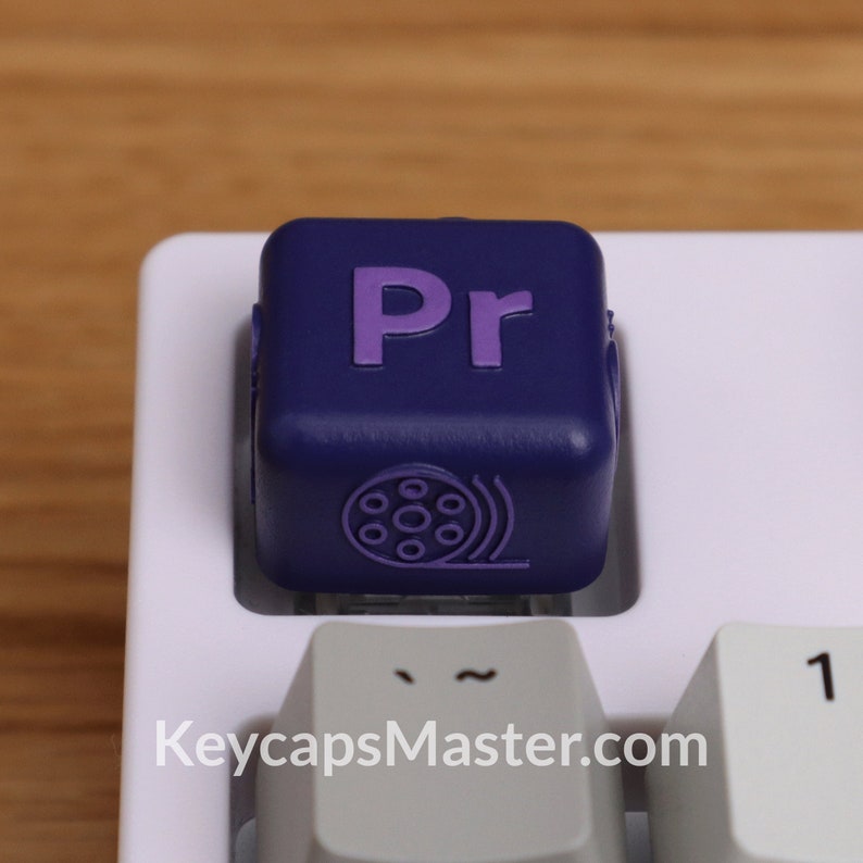 Adobe Premiere Pro Artisan Keycap, Custom Keycap, Resin Keycap, Cherry ...