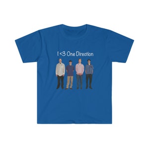 One Direction Weezer Tee - I Love / Heart 1D Parody T Shirt - Gift Shirt