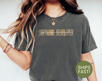 Software Developer Shirt, Geeky Developer Tee, Programmer Humor Shirt, IT Professional Apparel, Funny Coder Shirt, Coding Geek Gift