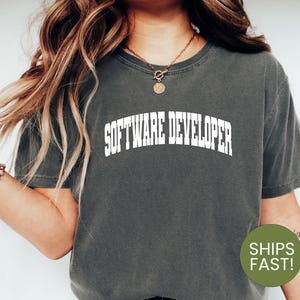 Software Developer Shirt, Coding Tee, Programmer Gift, Developer Life, IT Engineer Shirt, Funny Tech Shirt, Geeky Coder Tee, image 1
