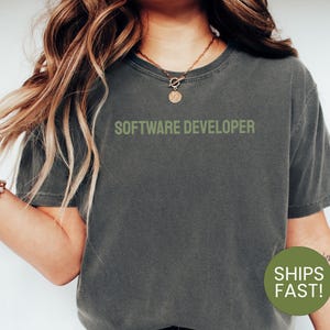 Software Developer Shirt, Funny Coding Tee, Programmer Gift, Geeky Coder Shirt, Developer Life T-Shirt, Tech Humor, Software Engineer Tee image 1