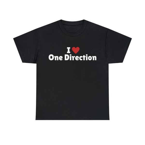 I Love One Direction T-Shirt, I Heart One Direction Tee Shirt