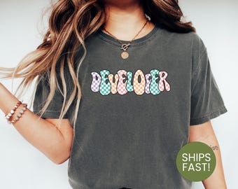 Developer Shirt, Funny Programmer Tee, Coding Lover Gift, IT Shirt for Developers, Geeky Developer Gift, Software Engineer Shirt