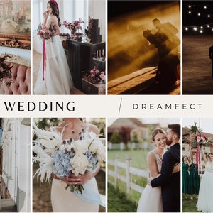 Wedding Camera Raw presets/ dreamstyle presets/ wedding presets/ photoshop presets/ acr presets/ 6 camera raw presets