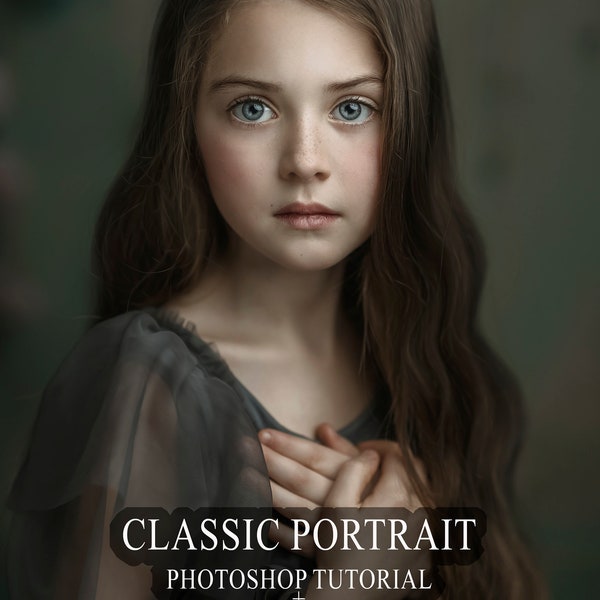 Photoshop tutorial + acties / Klassieke portret fine art editing tutorial / photoshop acties / fine art