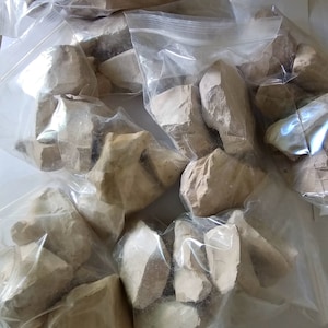 Cameroon Calaba/kalaba/kaolin/marble chalk/edible clay. Crunchy and yummy. #Air dry or put it in the microwave for a few minutes for more cr