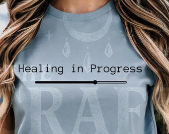 Healing in Progress T-Shirt | Mental Wellness Graphic Tee
