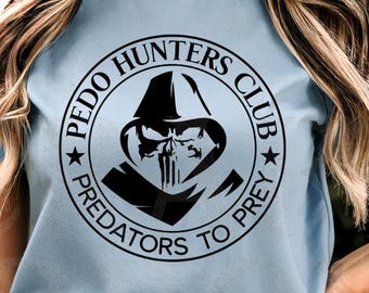 Pedo Hunters Club Shirt – Predator Awareness Graphic Tee | Accountability Statement Shirt, Unisex