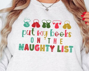 Bookish Holiday Shirt for Spicy Book Club Bookish Thing Smut Reader Shirt Spicy Book Sweatshirt Book Bestie Bookish Gift Idea Bookclub Gifts