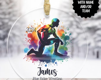 Adorno de lucha libre personalizado, regalo de equipo de lucha libre personalizado, regalos para la noche de lucha libre, regalos para luchadores, ideas de regalos para entrenadores de lucha libre