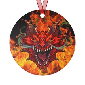 Metalen ornamenten draken