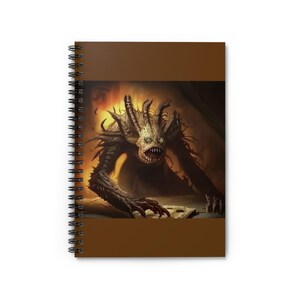 TreantSpiral Game Notebook - Ruled Line