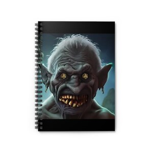 Troll Spiral Game Notebook - Ruled Line